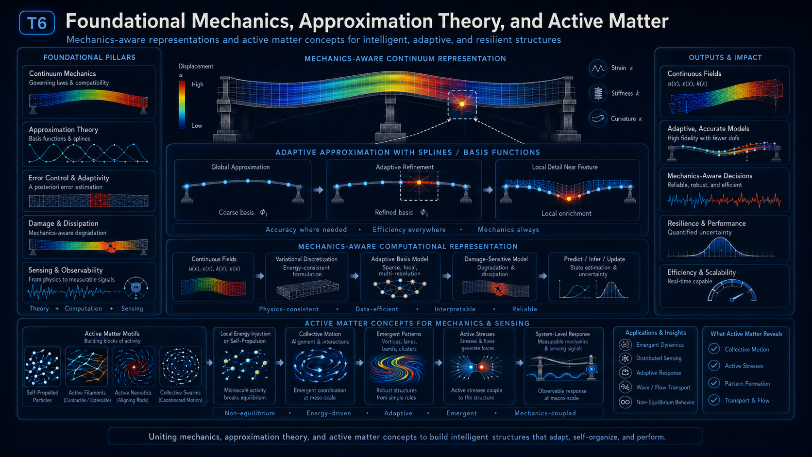 Foundational mechanics and approximation theory for structural health monitoring